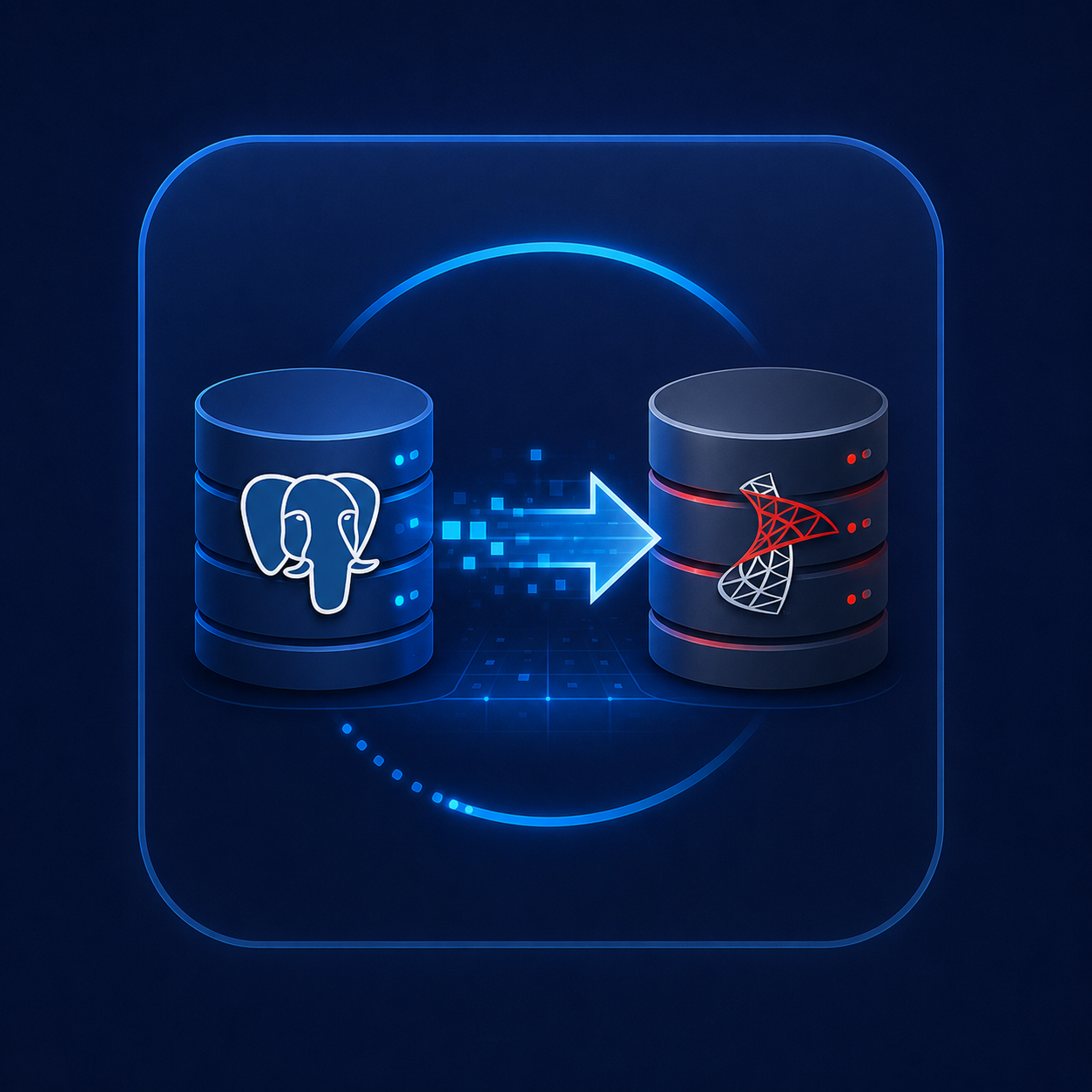 PostgreSQL to SQL Server migration project icon